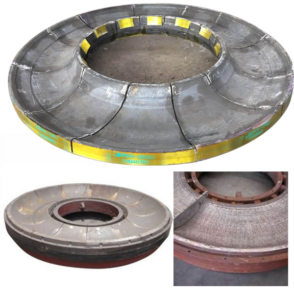 Flat plate type medium carbon steel grinding table