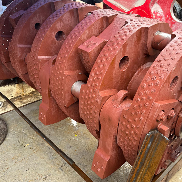 Crusher part rotor