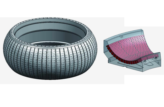 Ceramic Metal Composite Grinding Roller/ Table Liners Application Cases